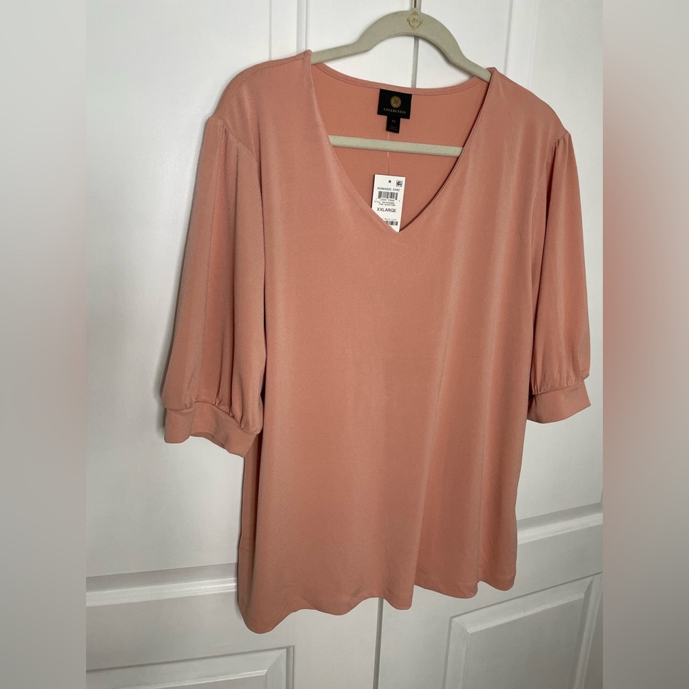 JM Collection, Nomadic Chic, Size XXLarge , color Pink Sunstone.